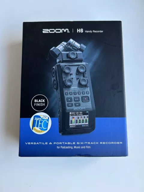 Zoom H6 6 Track Handy Recorder BNIB