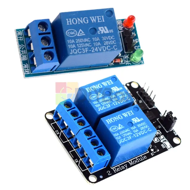 5V/12V/24V Relay Module Low level trigger/with optocoupler isolation protection