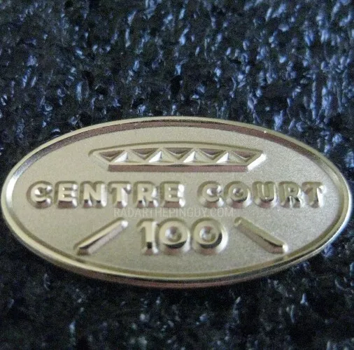 2022 Wimbledon Centre Court 100 Year Gold Pin