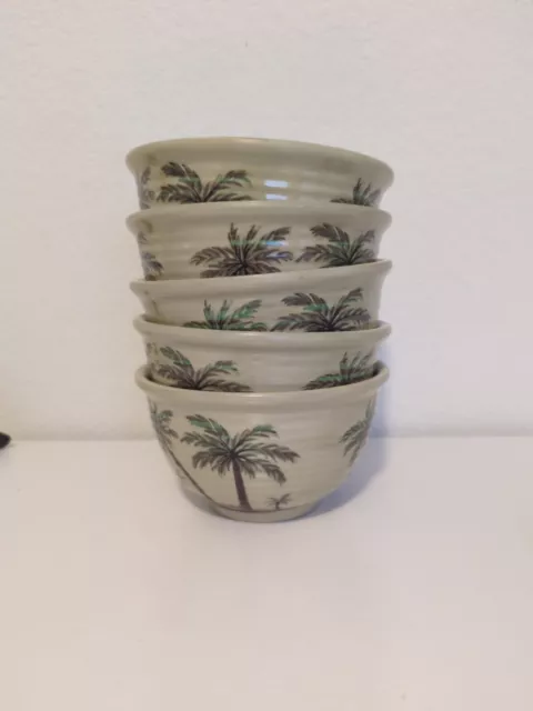 Tabletops Unlimited Palm Tree Melamine Bowls Set Of 5