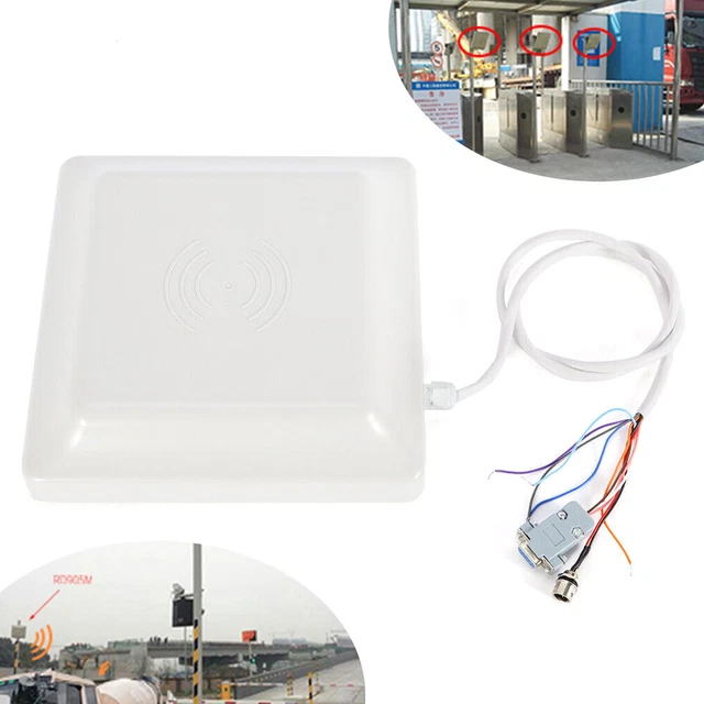 UHF RFID 5M Long Range Reader Support for RS232, RS485, Wiegand Interface Use