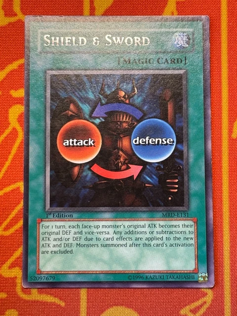 YUGIOH SHIELD & Sword Rare Mrd-E131 1St Edition 2.57 - PicClick UK