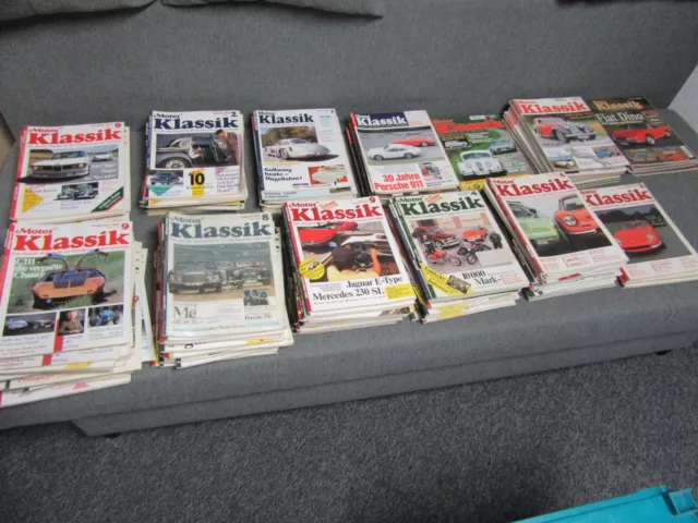 Motor Klassik Magazin klassischer Automobile 1984-1996 teils Jahrgänge Auswahl