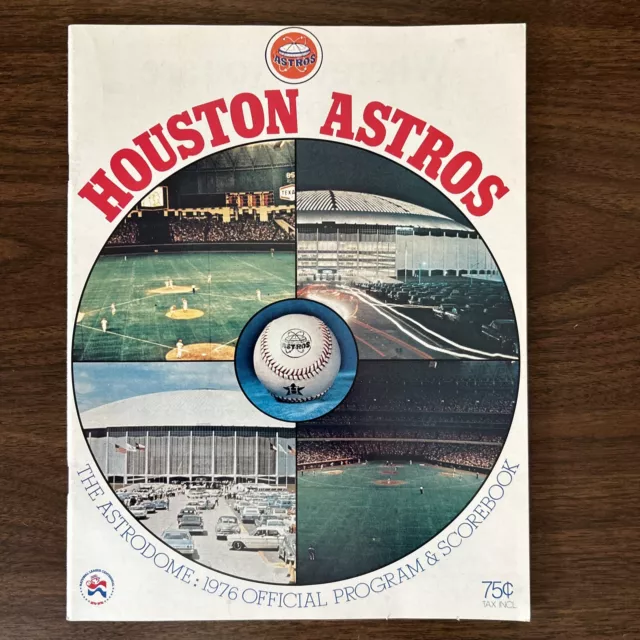 1976 Houston Astros Program and Scorebook.