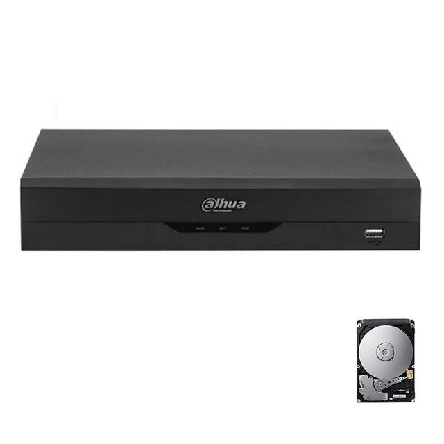 XVR WizSense 16 Canali Penta-Ibrido – XVR1B16-I/T, Audio Bidirezionale, SMD Plus, Smart H.265+, Fino A 6TB SATA