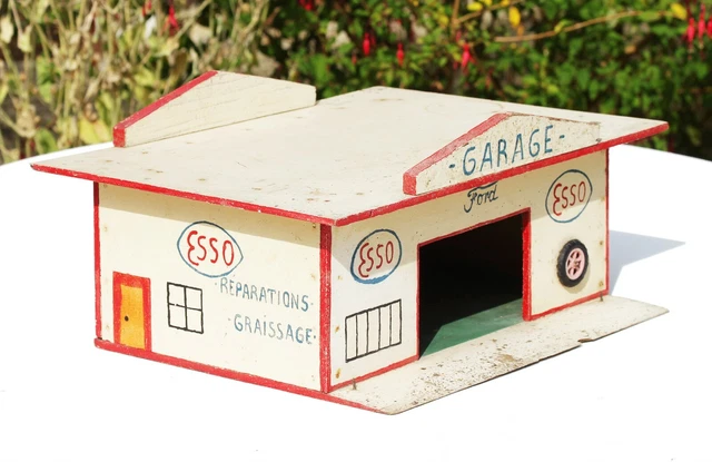 Grand Autobus En Bois Vintage 63 Cm - Jouet Ancien Majolu Clairbois Babyjou