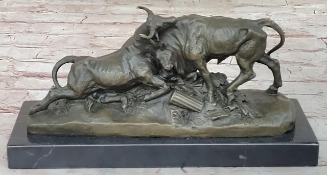 Un Bronce Grupo De Bull Fighting Jean Baptiste Clsinger Francés