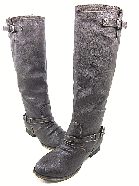 Breckelles Outlaw-11 Tall Riding Boot Women's Brown, Size 6.5 M