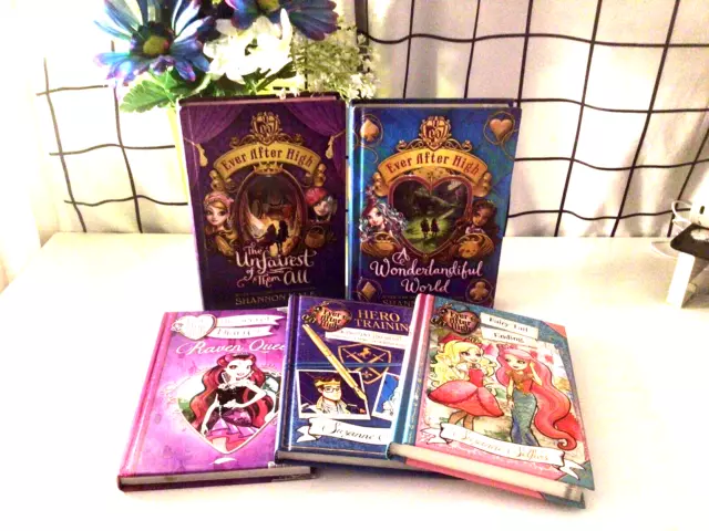 Ever After High Chapter Books Lot of 5 HC Shannon Hale Little Brown 1st Editions