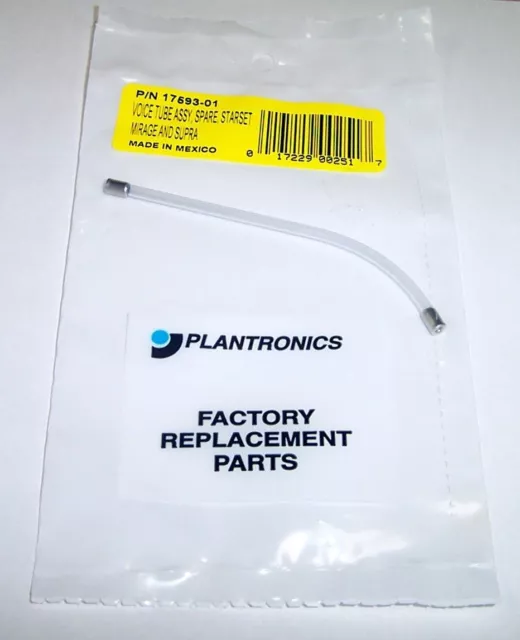 New/Sealed Plantronics 17593-01 Clear Voice Tube