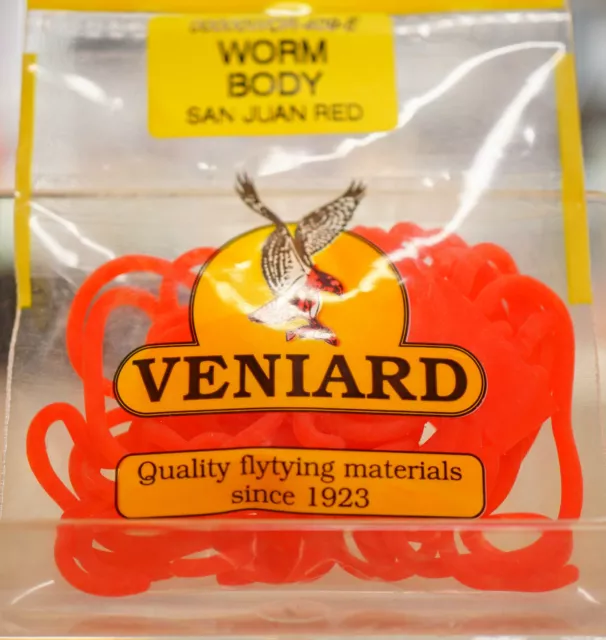 WORM BODY Squirmy Worm Veniard Killer Material SAN JUAN RED billiger -20%