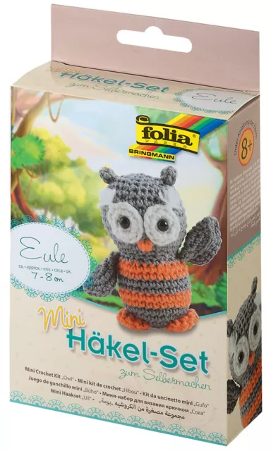 folia Mini-Häkelset "Eule"