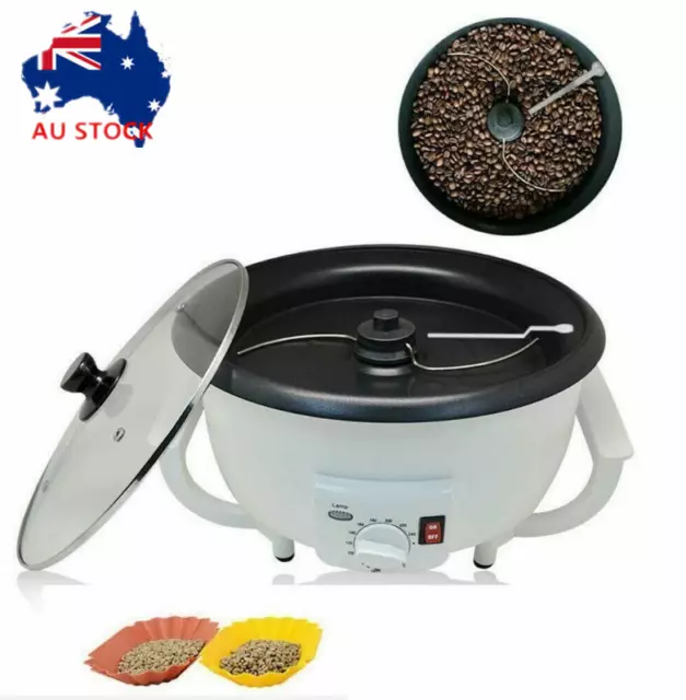 Electric Coffee Roaster Household Baking Machine Coffee Bean Roasting Machine AU