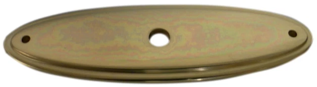 Alno A1225-3-PB tradicional 3" de largo gabinete placa posterior - latón pulido