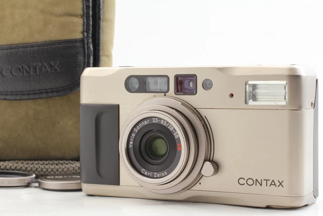 LCD Works [N MINT w/Case Filter] Contax TVS Point & Shoot 35mm Film Camera JAPAN