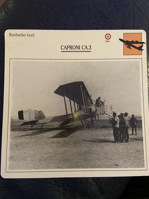 Carte Collection Bombardier Lourd CAPRONI CA.3