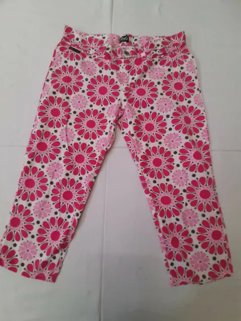 Dolce&Gabbana D&G jeans pants floreale donna woman pantaloncino Short tg 42 28