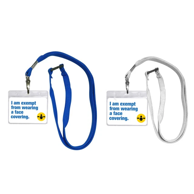 2 Pcs Weiß PVC Visitenkarte Krankenschwester Arbeitsausweishalter