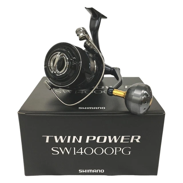 新品未使用　SHIMANO TWIN POWER 21 SW14000PG Shimano 21 Twin Power SW 14000PG Spinning Reel Used with Box