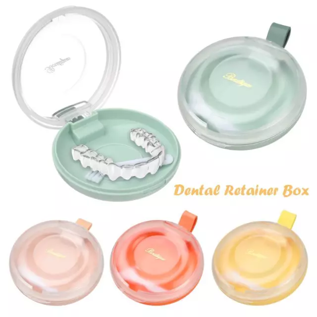 Braces Holder Storage Orthodontic Denture Case Dental Retainer Box Container