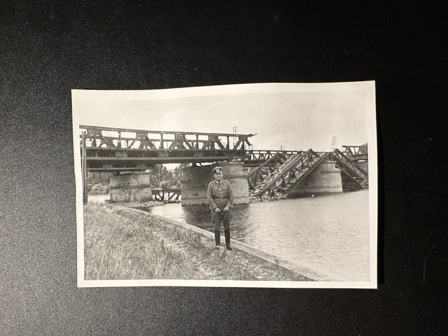 Lot De 8 Photos Originales Wehrmacht – Belgique, Ponts De Dixmude à Ostende (1918-1945)
