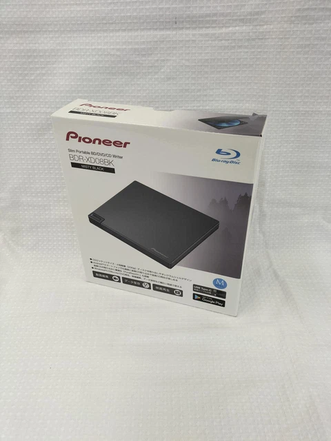 PIONEER BDR-XD08BK [MISTY BLACK] Compact and Lightweight Portable 