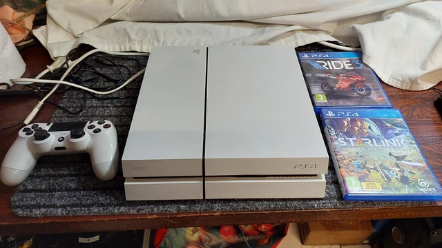 Sony PlayStation 4 CUH-1116A Blanc Glacier - Avec 2 Jeux - Occasion