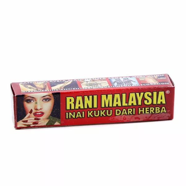2 X RANI Nail Henna Tattoo Paste Herbal Finest Quality Nail colour Red/Dark red