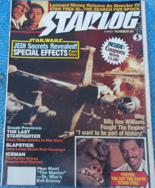 Starlog Magazine #80 March 1984 Return Of The Jedi Star Trek 3 Last Starfighter