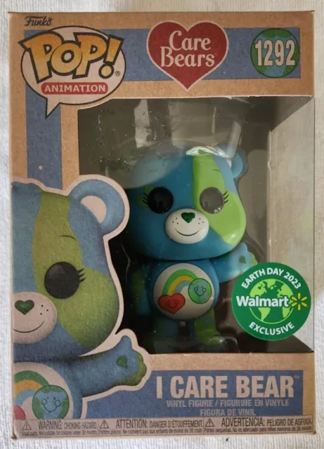 Funko Pop Animation I CARE BEAR #1292 Earth Day 2023 Walmart Exclusive NEW