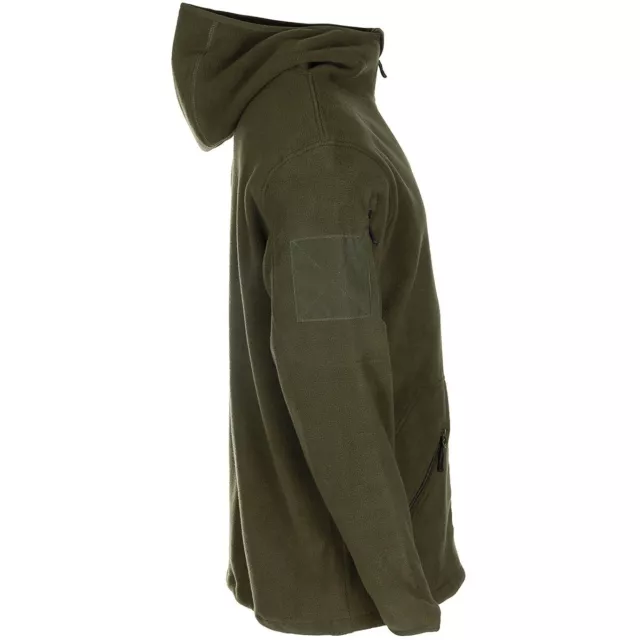 Hoodie Tactical Fleecejacke Outdoor Kapuzenjacke Jacke Oliv 3