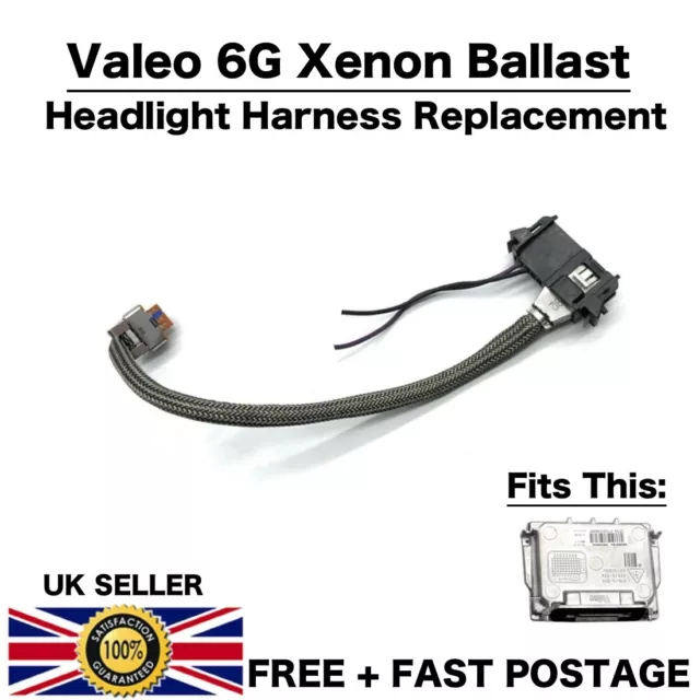 VALEO 6G XENON Headlight Ballast Harness Cable Wiring Plug Connector Repair  Wire £24.85 - PicClick UK