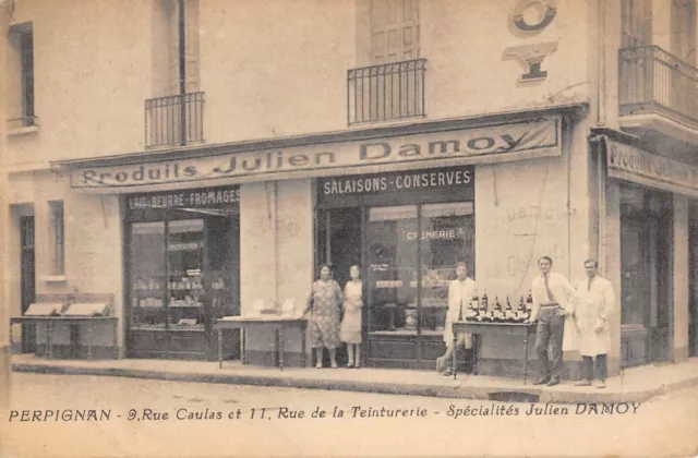 Cpa 66 Perpignan / Produits Julien Damoy / Salaisons / 9 Rue Caulas Et 11 Rue De