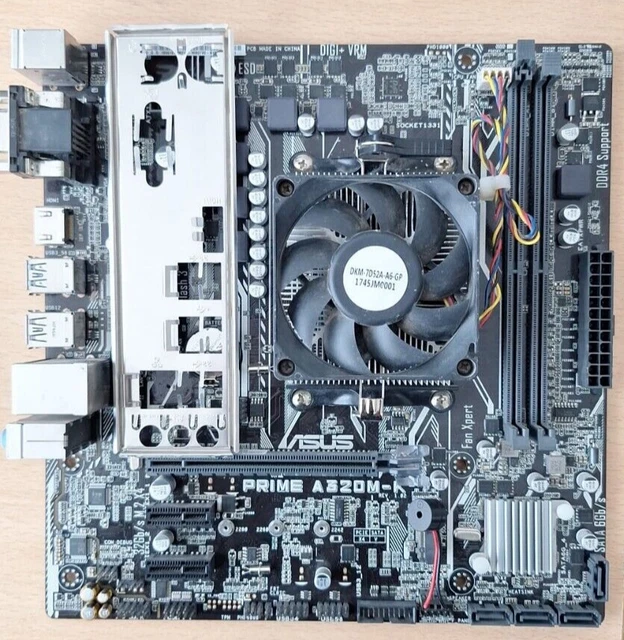 ASUS PRIME A320M-K AM4 Motherboard DDR4, M.2 Slot 3.0x4, PCIEx16 ...