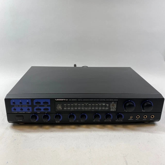 VOCO Pro DA-3050K Digital Karaoke Mixer With Key Control & Digital Echo Black