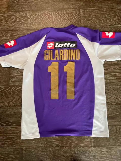 ACF Fiorentina Jersey 1994 1995 Home Original Gelati Sammontana uhlsport  Rare L