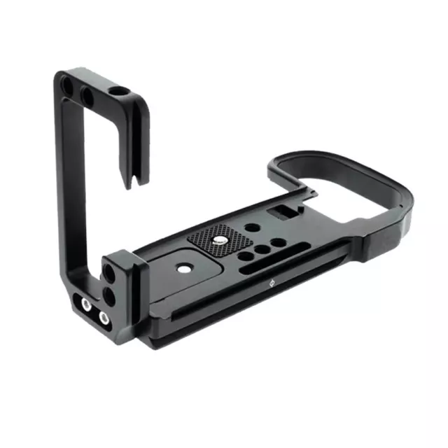 Quick Release L Plate for Canon EOS R5 R6 Camera Hand Grip Holder (Black)