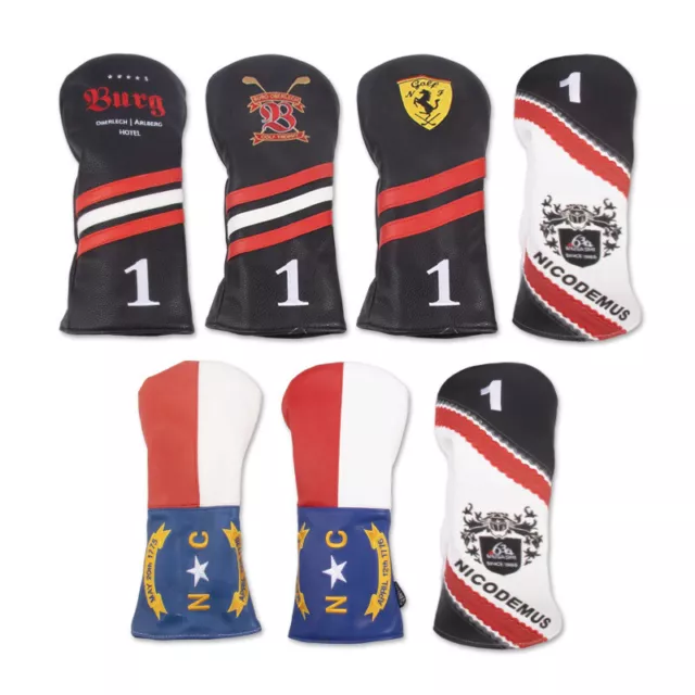 Golf Club Headcovers Driver Fairway Woods Cover Head Covers Set 1 Golf Protector