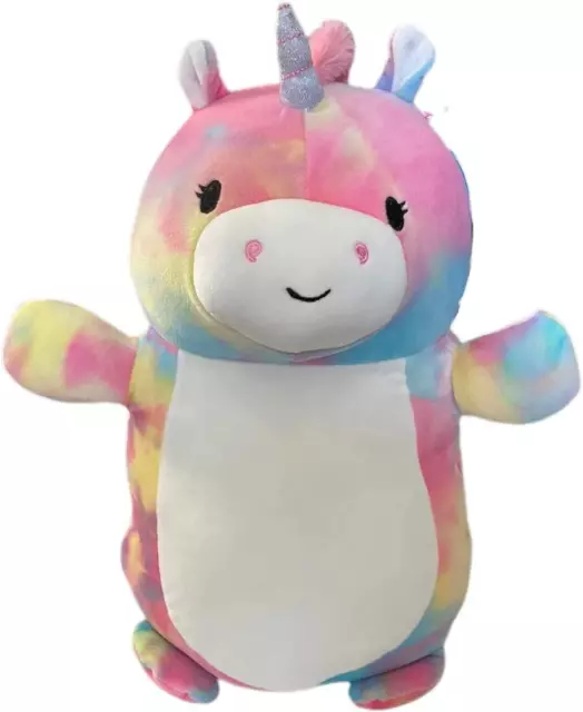 Squishmallow Hug Mees Bevalee the Unicorn 10" Soft Plush Pillow