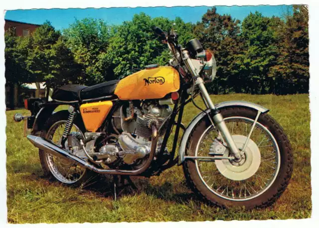CARTOLINA MOTO NORTON COMMANDO 750 - ANNI 70 NON VIAGGIATA Ed. CECAMI