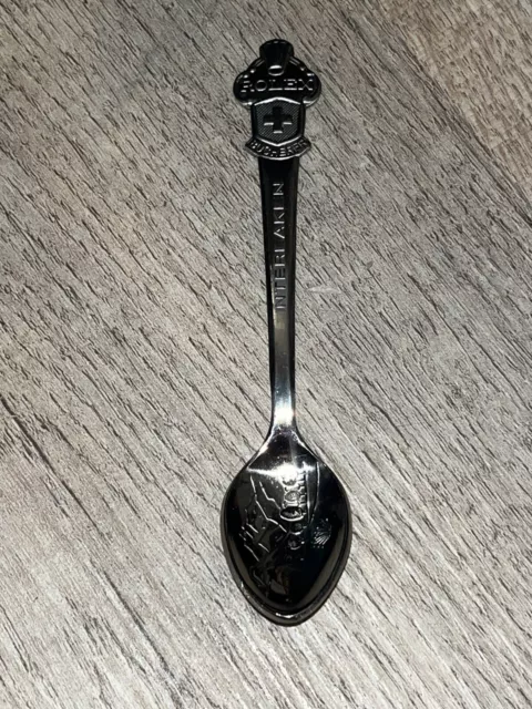 ROLEX GENEVE BUCHERER of Switzerland Vintage Souvenir Spoon Collectible ...