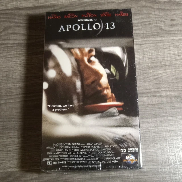 APOLLO 13 VHS 1995 Movie Tom Hanks Kevin Bacon NEW Sealed £8.35 ...