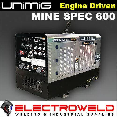 Generatore Motorizzato Unimig *Mine Spec 600 Saldatrice* Mining Diesel Razorweld