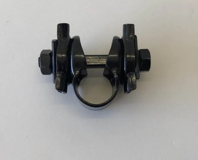 Vintage Black Bicycle Seat Guts Railed Seat Clamp ~ BMX, Cruiser, Muscle Bike