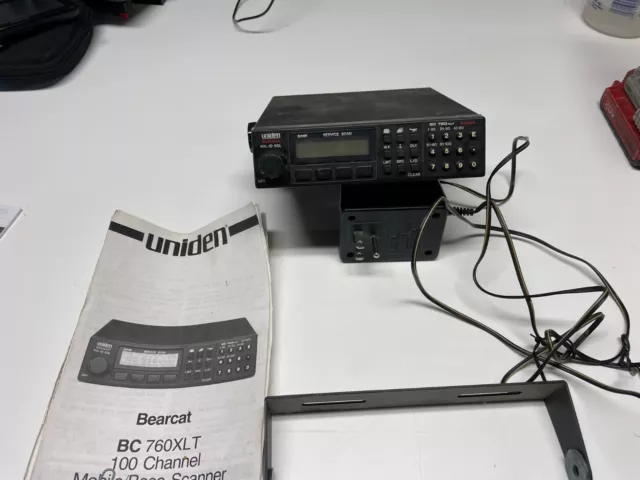 Uniden BC760XLT VHF UHF 800MHz Base/Mobile Desktop Scanner