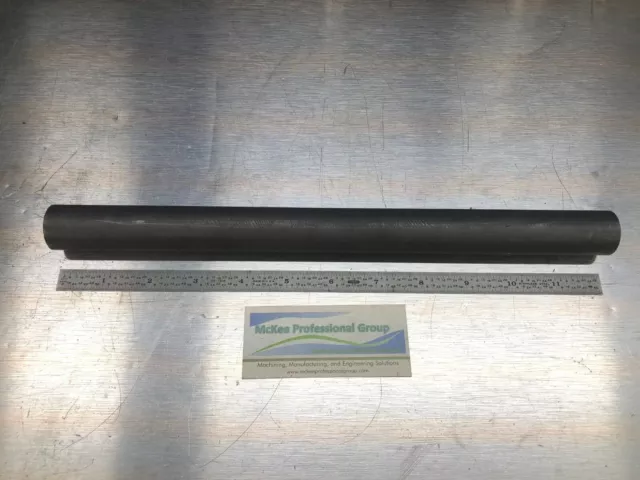 Conductive Graphite Round Rod - 1" Diameter, 12" OAL