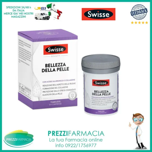 Swisse Bellezza della Pelle 30 Compresse Integratore con Effetto Ringiovanimento