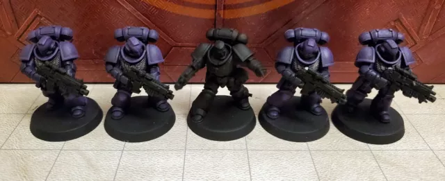 Warhammer 40K 5x Primaris Intercessors Space Marines Dark Imperium Squad B