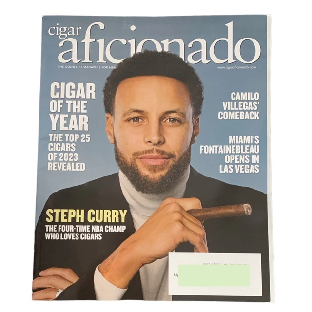CIGAR AFICIONADO MAGAZINE January 2024 Stephen Curry Cigar Of The Year