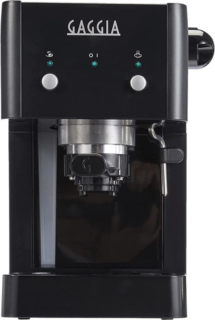 Gaggia GG2016 Macchina da Caffè Espresso Manuale, 1025 W, 1L, Nero